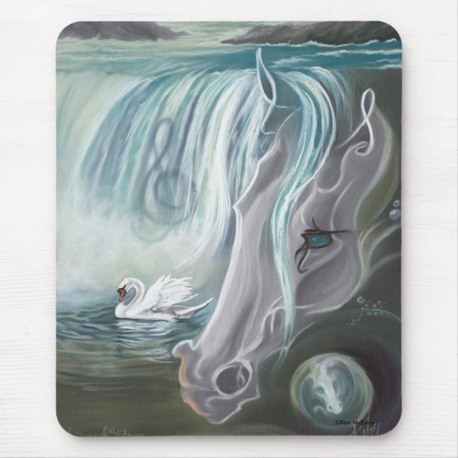 Mousepad Uma canção da calma, por Kim McElroy (Frente)