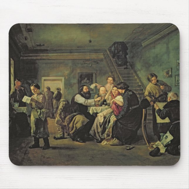 Mousepad Uma casa comendo, 1859 (Frente)