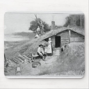 Mousepad Uma Caverna-Moradia de Pensilvânia