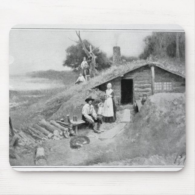 Mousepad Uma Caverna-Moradia de Pensilvânia (Frente)