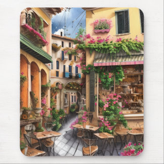 Mousepad Uma Cena de Rua Italiana Série de Design Efêmero 2