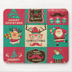 Mousepad Uma Colagem de Natal Muito Maneira