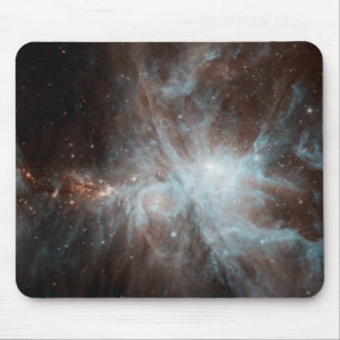 Mousepad Uma colônia de estrelas novas quentes na nebulosa