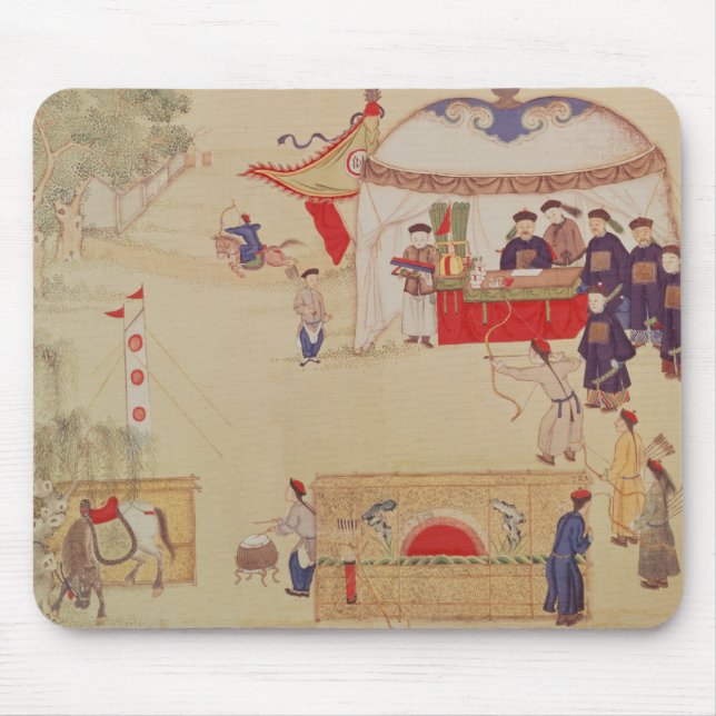 Mousepad Uma competição do tiro ao arco, fim do século (Frente)