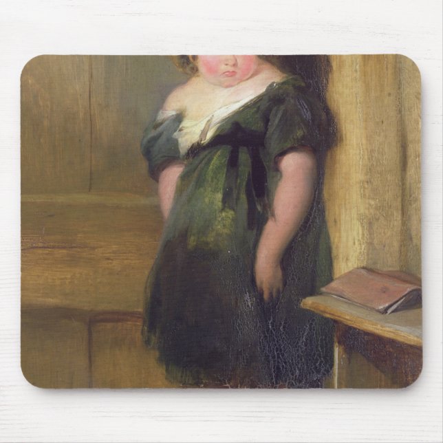 Mousepad Uma criança impertinente (óleo em canvas) (Frente)