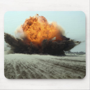 Mousepad Uma explosão entra em erupção