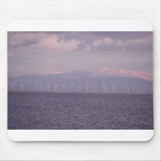 Mousepad Uma Fazenda Eólica No Mar Irlandês perto de Liverp