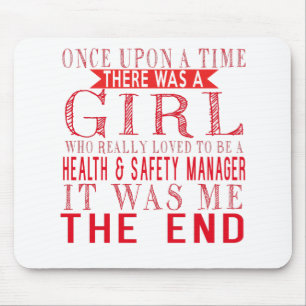 Mousepad Uma Garota Que Adorava Ser Uma Gerente De Saúde