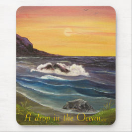 Mousepad Uma gota no oceano.
