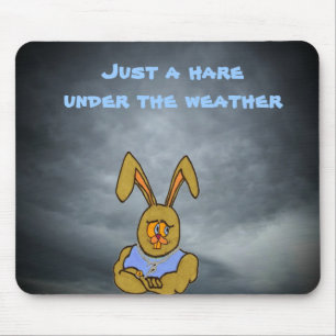 Mousepad Uma lebre sob o tempo