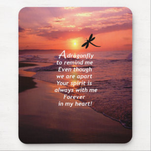 Mousepad Uma libélula para lembrar-me