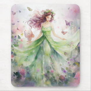 Mousepad Uma Linda Fada da Primavera