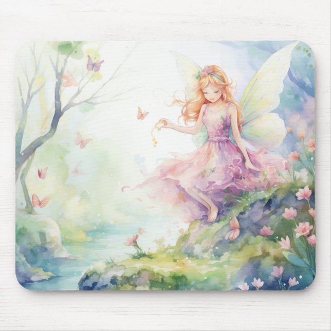 Mousepad Uma Linda Fada da Primavera (Frente)
