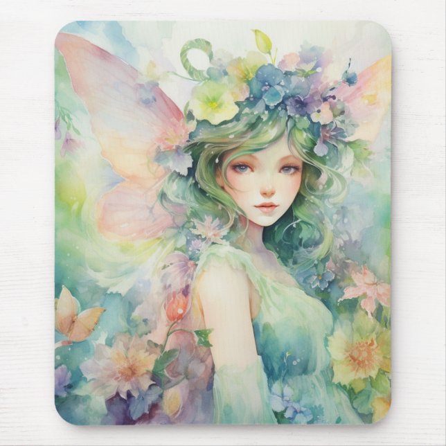 Mousepad Uma Linda Fada da Primavera (Frente)