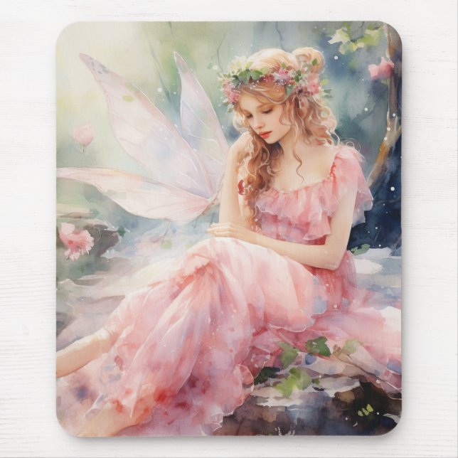Mousepad Uma Linda Fada da Primavera (Frente)