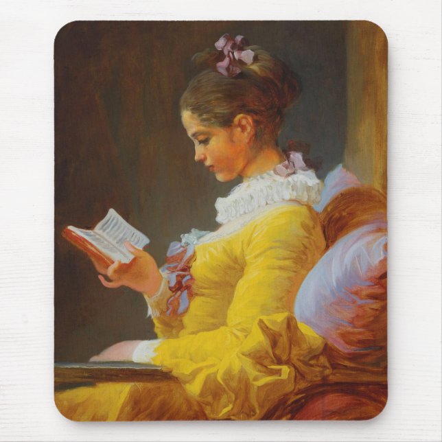 Mousepad Uma Menina Lendo (O Leitor) (Frente)