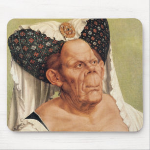Mousepad Uma mulher adulta grotesco, possivelmente princesa