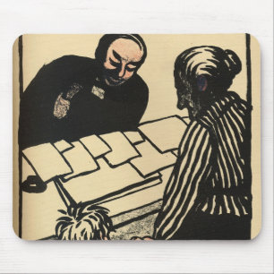 Mousepad Uma mulher e uma criança cedem suas economias