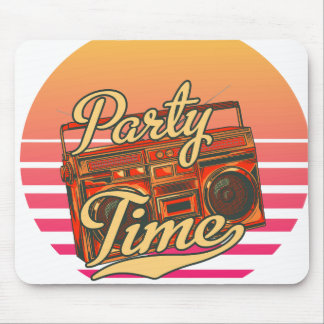 Mousepad Uma música retrô tocando na velha escola