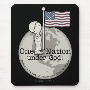 Mousepad Uma nação sob a bandeira de Deus-Little Boy