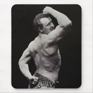 Mousepad Uma Nova Pose de StrongMen Eugen Sandow Musculação