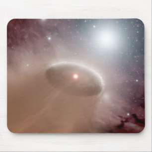 Mousepad Uma O-estrela apenas atrás de uma estrela nova,