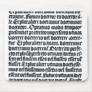 Mousepad Uma página 'do Grammaire Latine