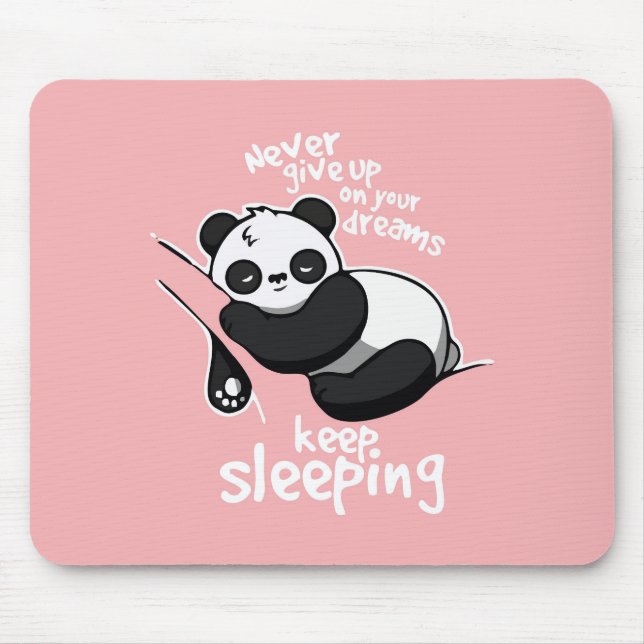 MOUSEPAD UMA PEQUENA PANDA DE DORMIR (Frente)