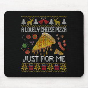 Mousepad Uma Pizza De Queijo Adorável Só Para Mim Em Casa C