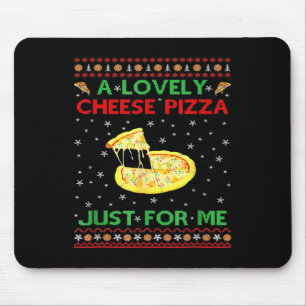 Mousepad Uma Pizza De Queijo Sozinha Engraçada Casa De Kevi