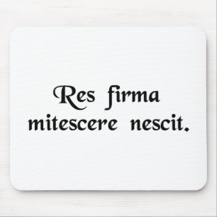 Mousepad Uma resolução firme não sabe enfraquecer-se