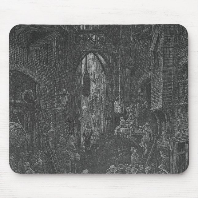 Mousepad Uma rua do beira-rio, 'de Londres, a (Frente)