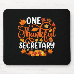 Mousepad Uma Secretária de agradecimento Engraçado Queda de