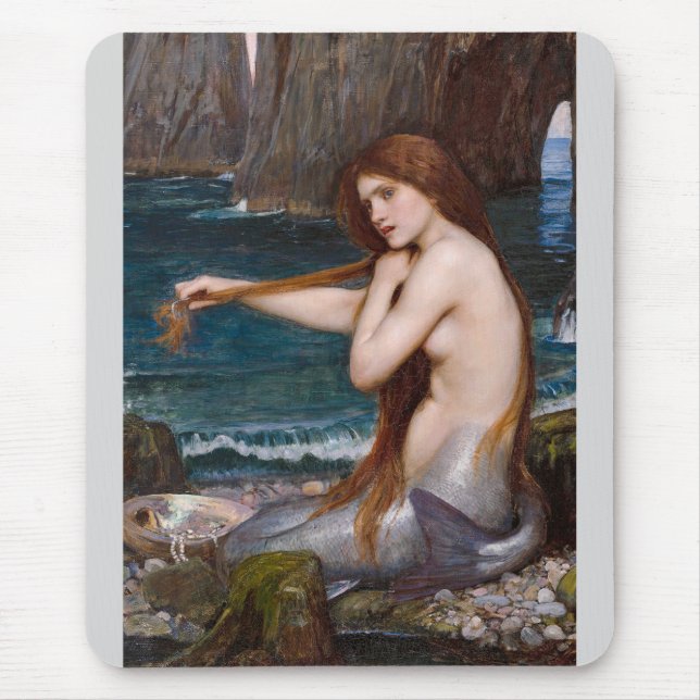 Mousepad Uma sereia de John William Waterhouse 1900 CC1041 (Frente)