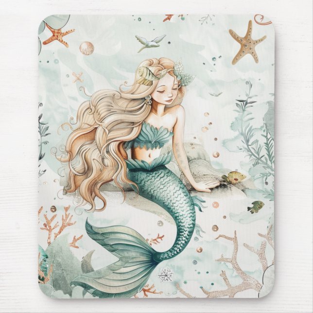 Mousepad Uma Sereia Fofa (Frente)