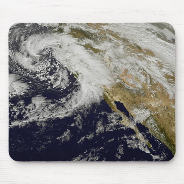 Mousepad Uma série de fortes tempestades com ventos fortes  (Frente)
