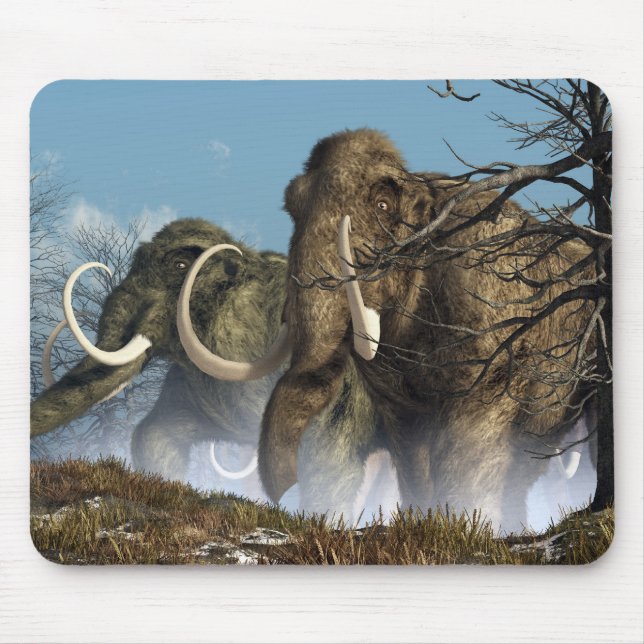Mousepad Uma tempestade dos Mammoths (Frente)