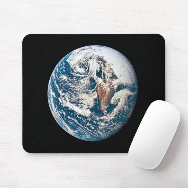 Mousepad Uma Terra Tirada Da Nave Espacial Apollo 10. (Com mouse)
