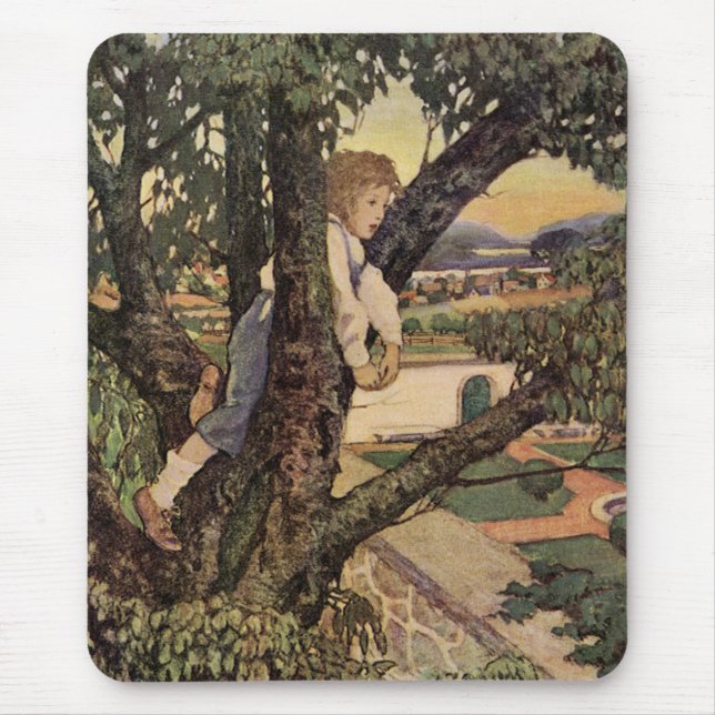 Mousepad Uma Vista das Árvores por Jessie Willcox Smith (Frente)