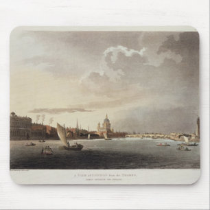 Mousepad Uma vista de Londres da Tamisa, 1809