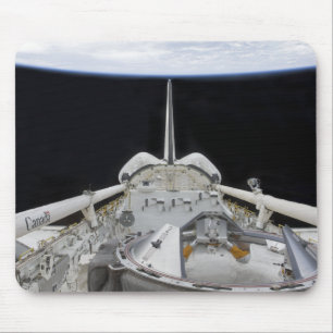 Mousepad Uma vista parcial do vaivém espacial