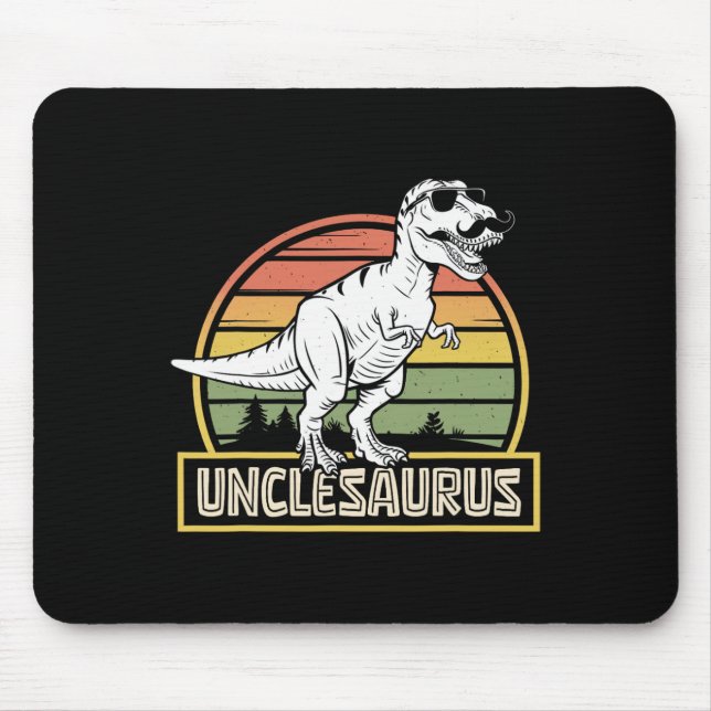 Mousepad Unclesaurus T Rex Dinossauro Tio Saurus Correspond (Frente)