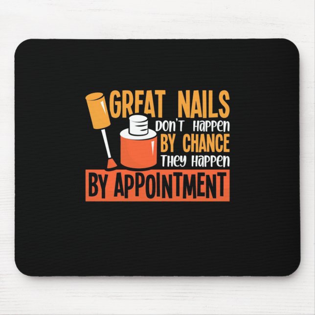 Mousepad Unhas excelentes por Ocasião de Compromisso (Frente)