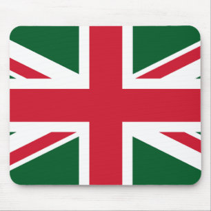 Mousepad União de Natal - Vermelho, Verde e Branco
