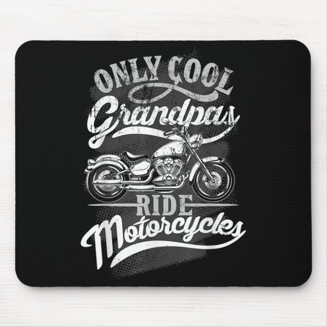 Mousepad Unicamente Avô Ride Motorcicletas Citação Do Avô M (Frente)