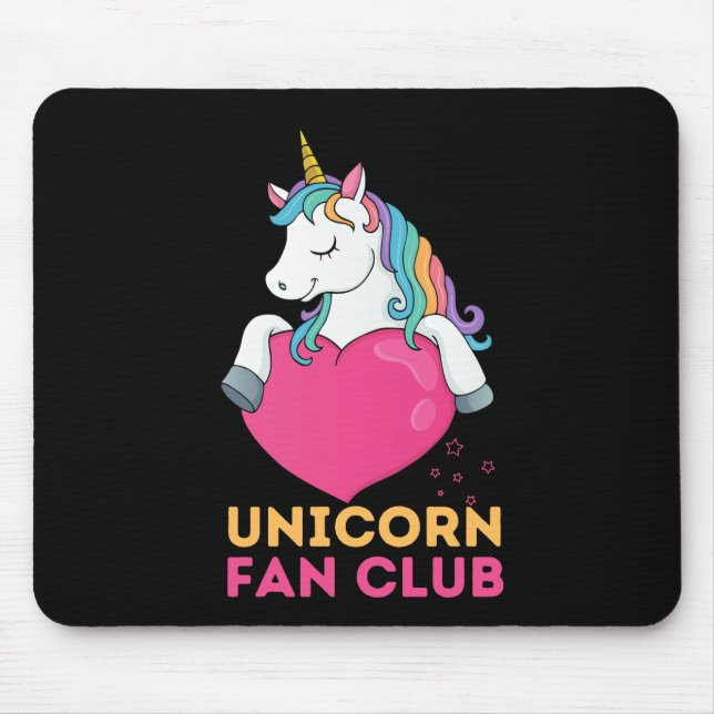 Mousepad Unicorn Fan Club (Frente)