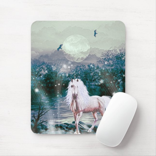 Mousepad Unicorn Fantasy (Com mouse)