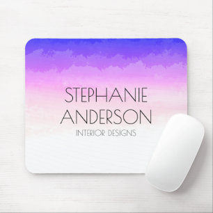 Mousepad Unicorn Holografia por Aquarela Abstrato