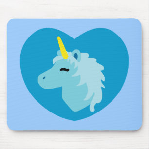 Mousepad Unicórnio Azul