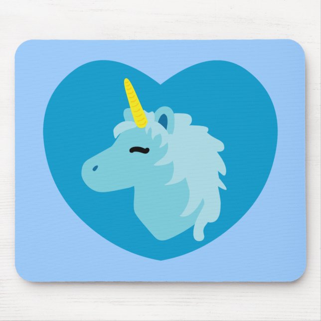 Mousepad Unicórnio Azul (Frente)